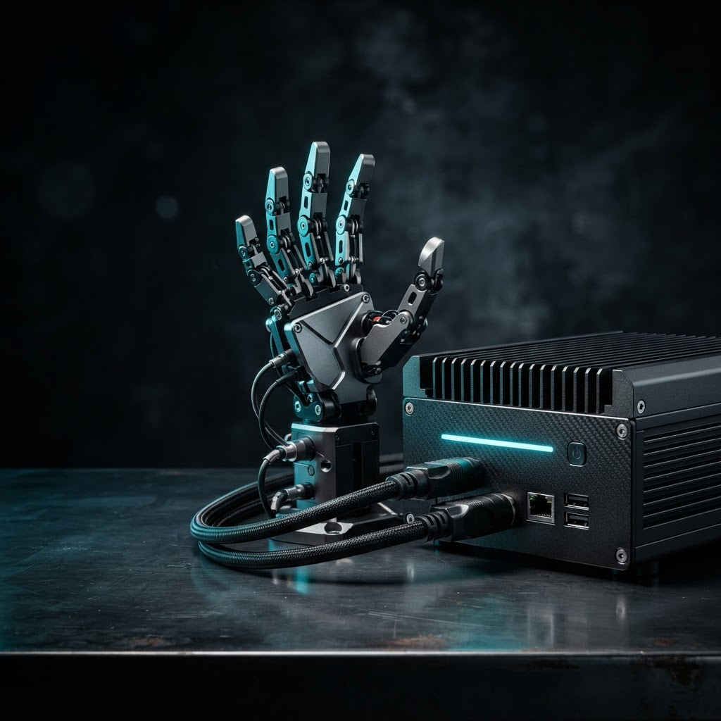 OrboEdge Brain and dexterous robotic hand